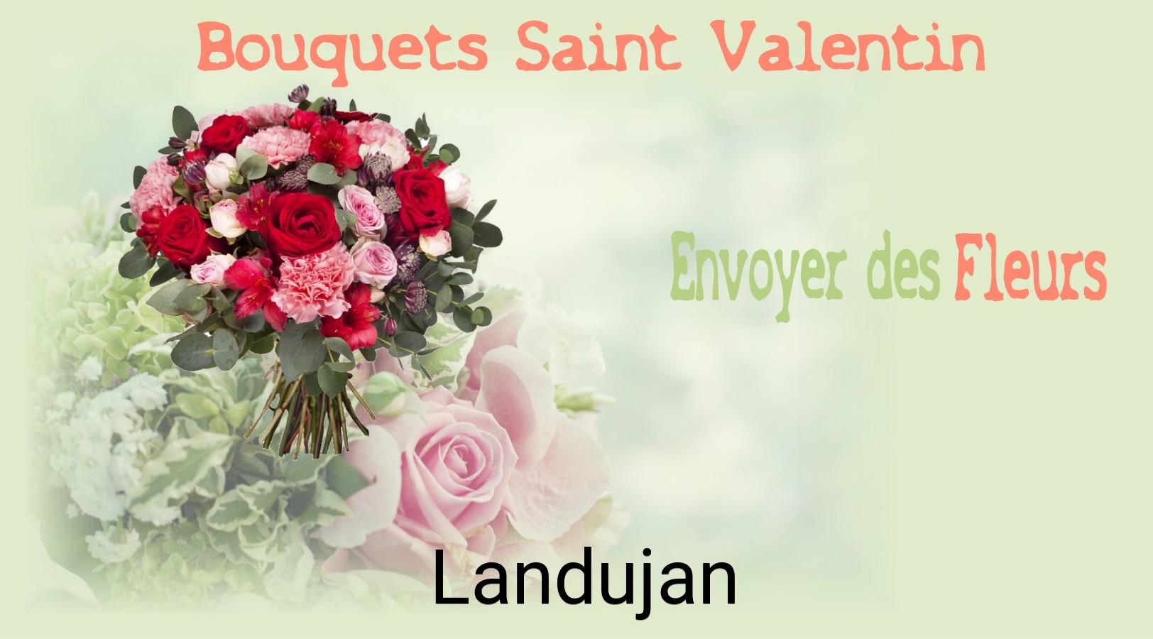 Roses de Saint-Valentin livrées à Landujan